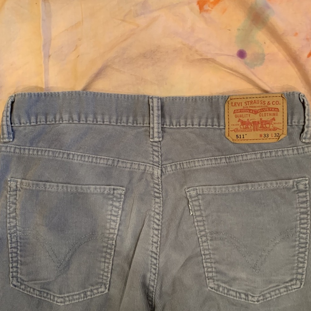 #Levis 511 light blue corduroy pants